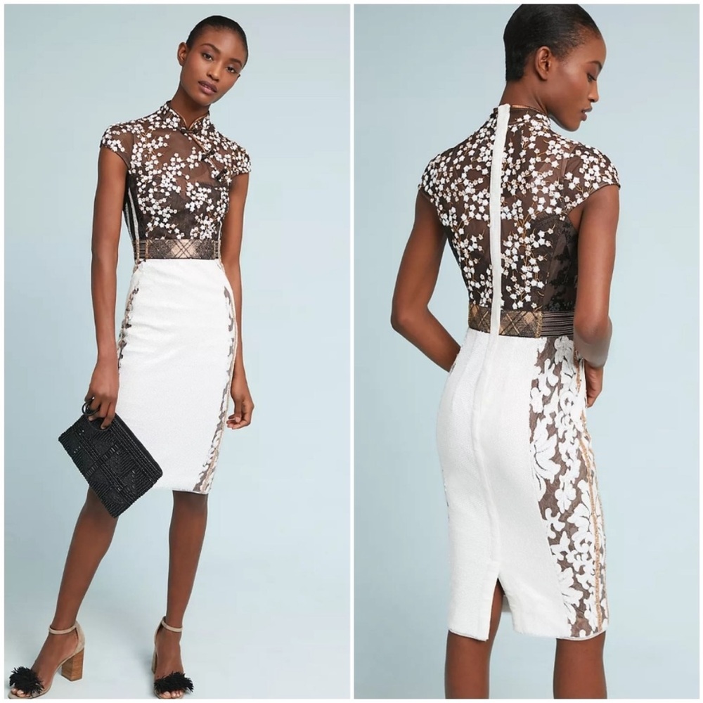 Byron Lars Beauty Mark Jasmine Column Dress size 0 NWT